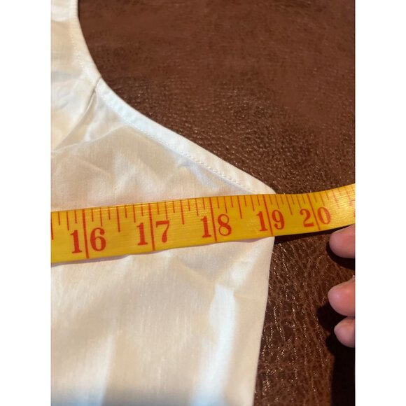 Urban Outfitters Party Girl Cotton-Blend Button Down Sleeveless Shirt NWT L - Picture 7 of 11